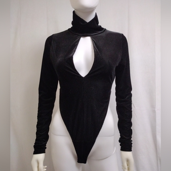 AFRM Black Long Sleeve Bodysuit - Picture 3 of 12
